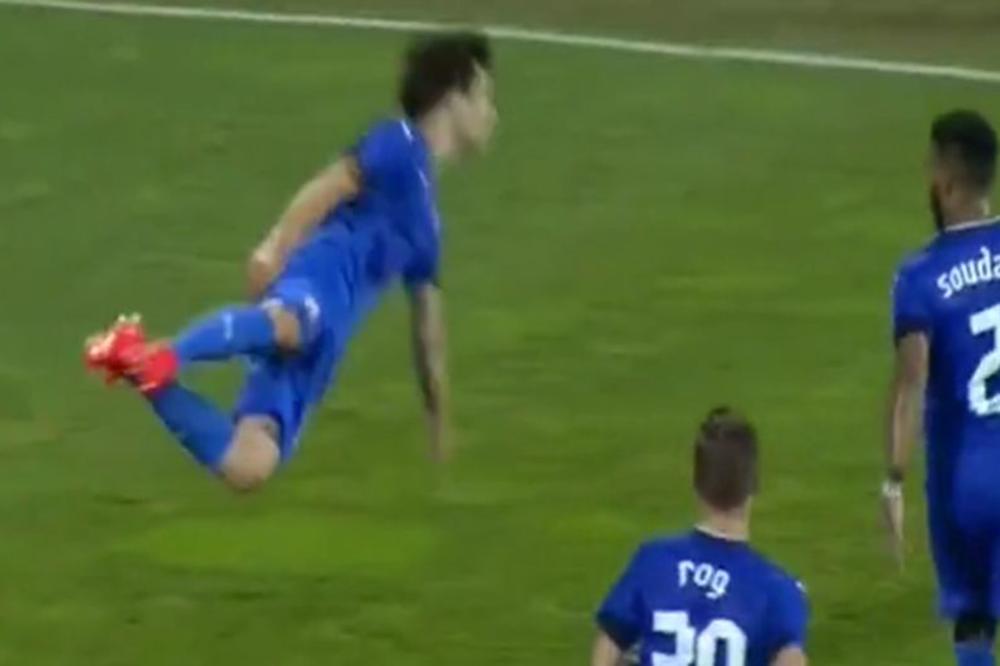 Nova zvezda Dinama iskopirala proslavu gola kao kada je legenda kluba zaradila potres mozga! (VIDEO)