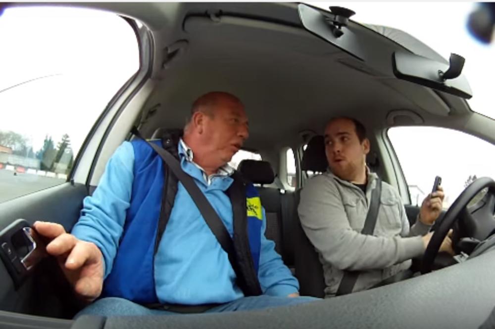 Kako sprečiti mlade da pišu sms u toku vožnje? Naterajte ih da to urade na polaganju! (VIDEO)