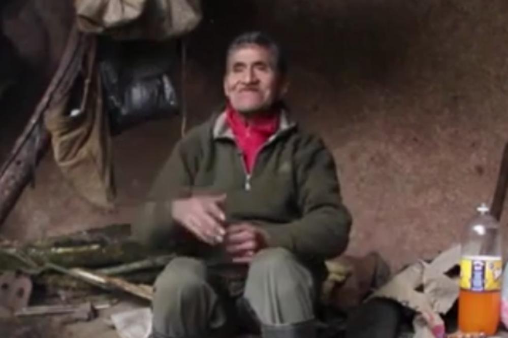 Ko bi rekao da zaista postoji? Evo kako živi pećinski čovek iz 21. veka! (VIDEO)