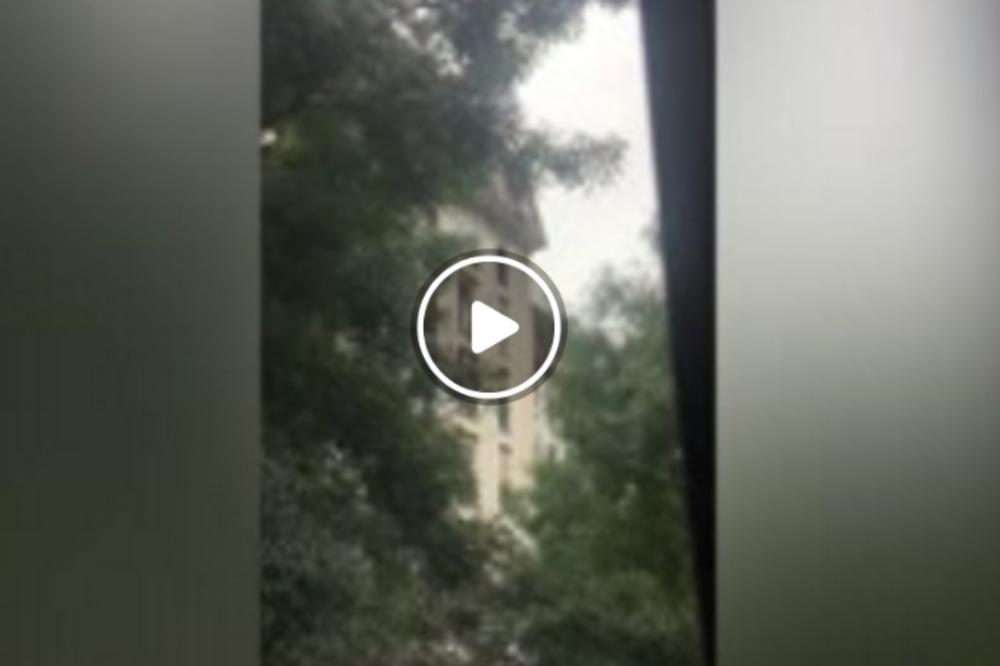 Uzvikivao: Arkan je živ, pa pao sa 7. sprata! Uznemirujući video Dorćolca koji je pao s klime u centru Beograda!
