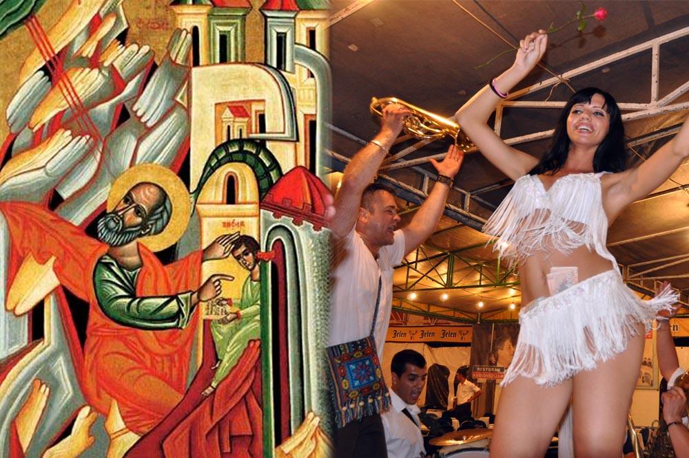 Seoska slava Sveti Ilija, velika žurka uz go-go igračice?! Ko je ovde lud? (FOTO)