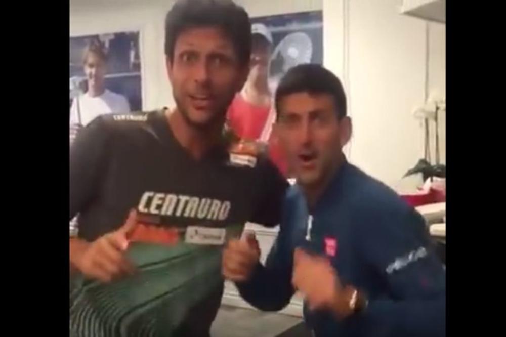Ludo zezanje srpskih tenisera u Riju: Nole peva, a Ana igra! (VIDEO)