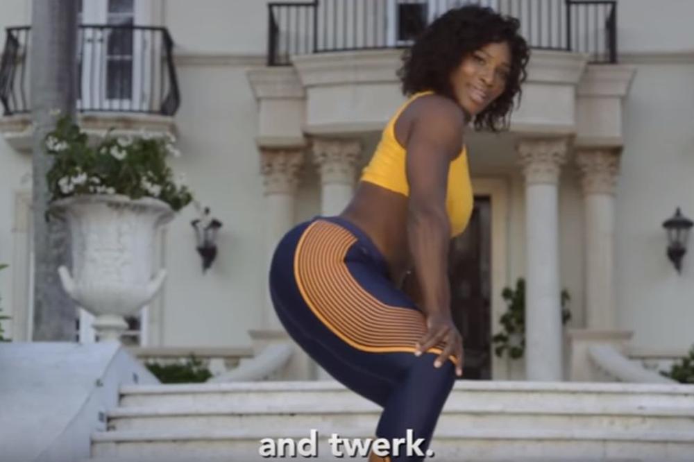 Vruće, vrelo, Serena tverkuje: Od njenog mešanja guzom zavrteće vam se u glavi! (VIDEO)