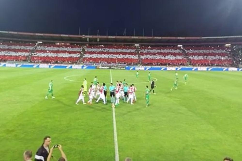 Ukoliko niste bili na meču Zvezde i Ludogoreca, evo vam prilike da doživite atmosferu kako treba! (VIDEO)