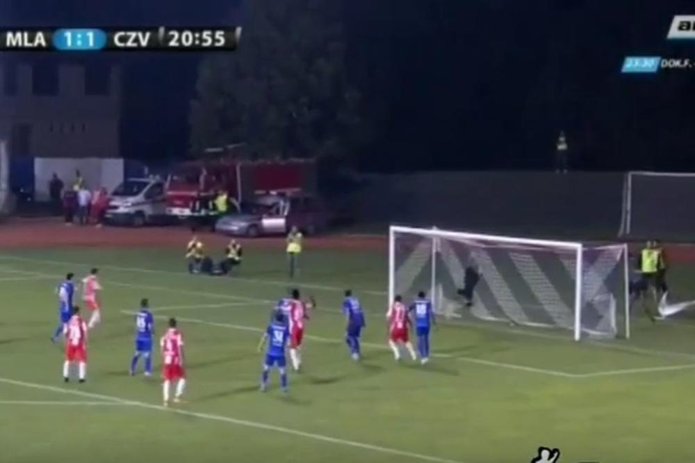 Lopta izašla iz gola: Dugo u Srbiji nije viđen pogodak kao što ga je dao Rendulić! (VIDEO)