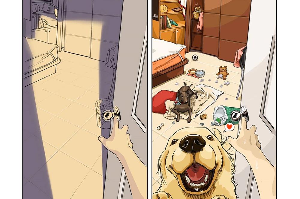 9 komičnih sličica koje ljubitelji kuca odlično razumeju! (FOTO)