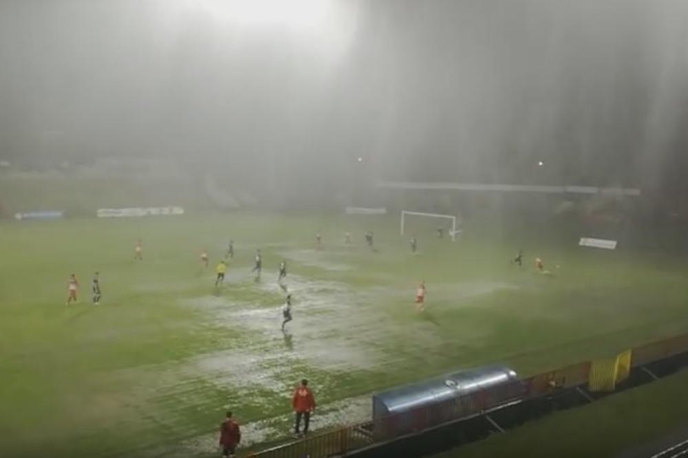 Biblijski potop nije prekinuo meč u Čačku, Novi Pazar petardirao Spartak! (VIDEO)