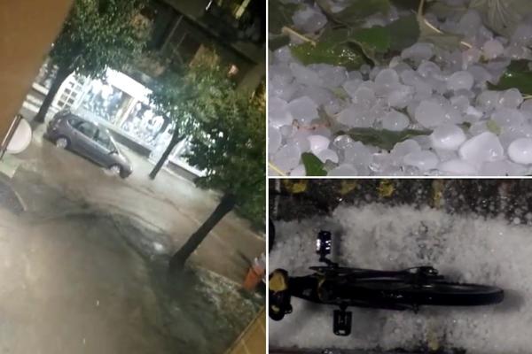 Olujno nevreme pogodilo Srbiju: Više od 30 litara kiše i grada se sručilo na Požegu! (VIDEO)