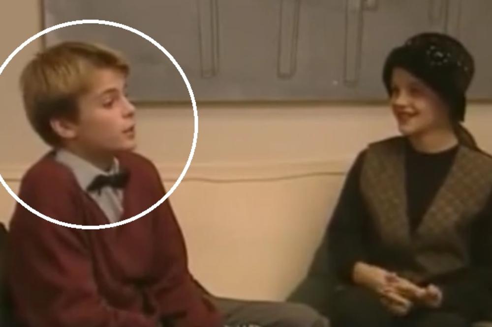 Da li prepoznajete ovog klinca? Danas je opasan baja, a nekada je bio štreber! (VIDEO)