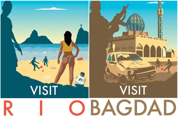Posetite Rio...ako smete: 10 turističkih postera koji ne ulepšavaju stvarnost (FOTO)