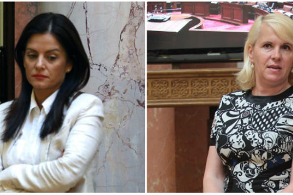 Obradovićeva: Ti glumiš majmuna! Jovanovićeva: Ti si neurotična spikerka!