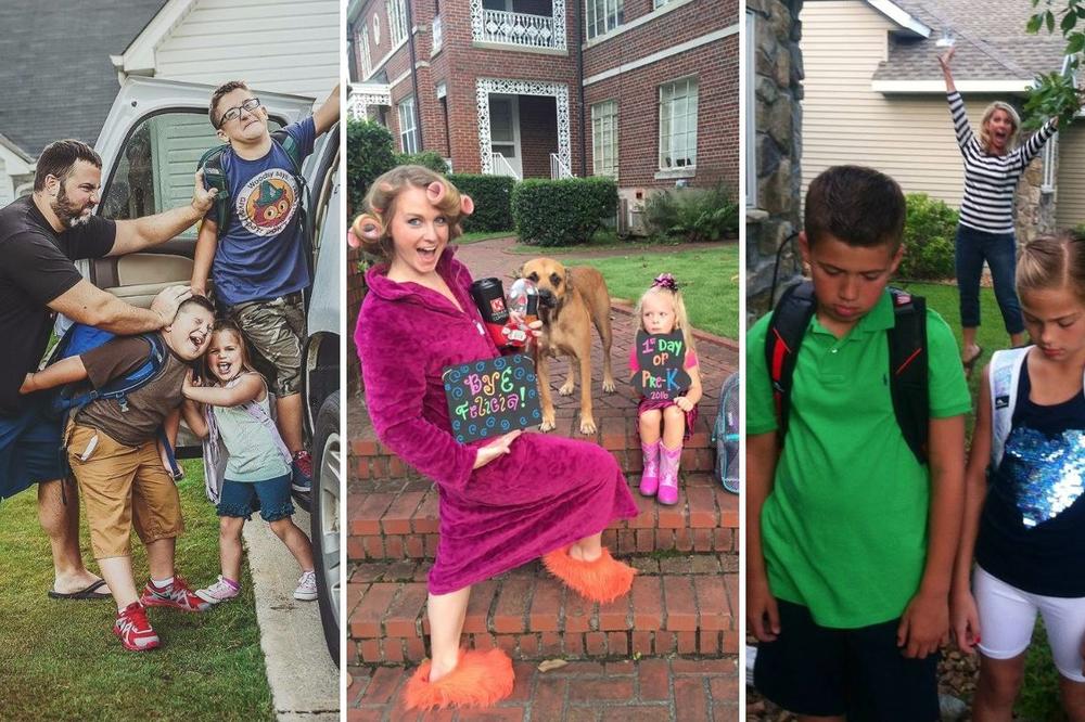 Klinci u bedaku, a matorci luduju! 15 roditelja koji slave zbog polaska u školu (FOTO)