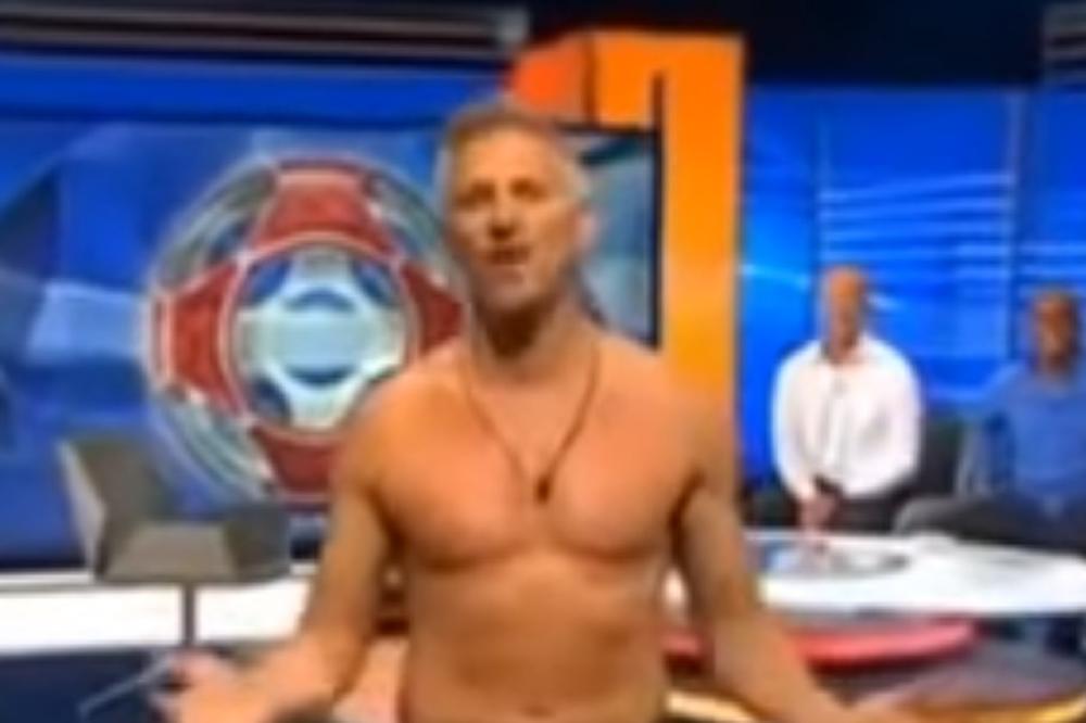 Lineker ispunio obećanje navijačima Lestera i na televiziji nastupio nag! (VIDEO 18+)