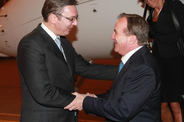 Vučić i švedski predsednik o evrointegracijama, terorizmu, izborima u Srbiji...