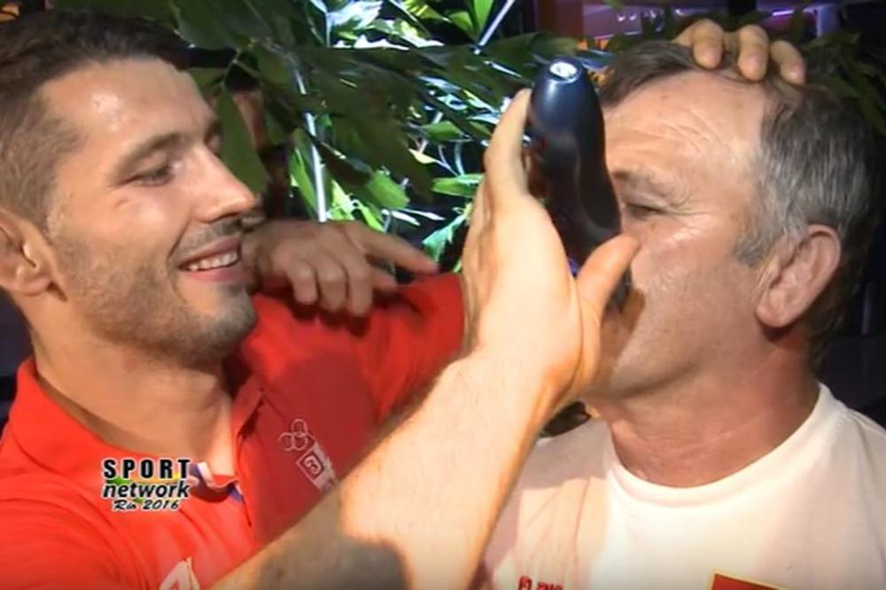 Palo je brijanje zbog prvog olimpijskog zlata za Srbiju u Riju! (VIDEO)