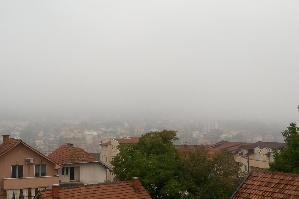 Prvo magla, posle oblaci, a ponegde će i da pada...