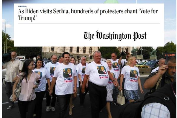 Vašington post o Šešelju: Hladan tuš za Bajdena, radikali napravili spektakl! (VIDEO)