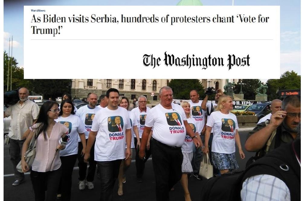 Vašington post o Šešelju: Hladan tuš za Bajdena, radikali napravili spektakl! (VIDEO)