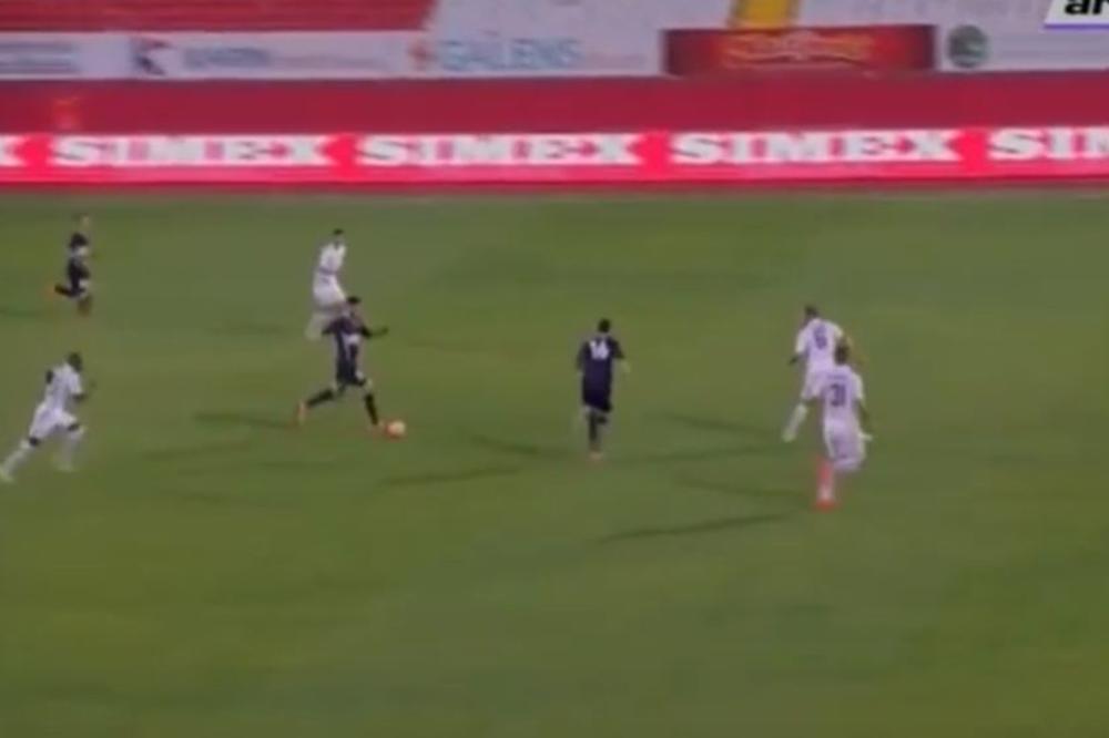 Spartakov klinac brutalnom parabolom kaznio poigravanje Partizanovog veziste! (VIDEO)