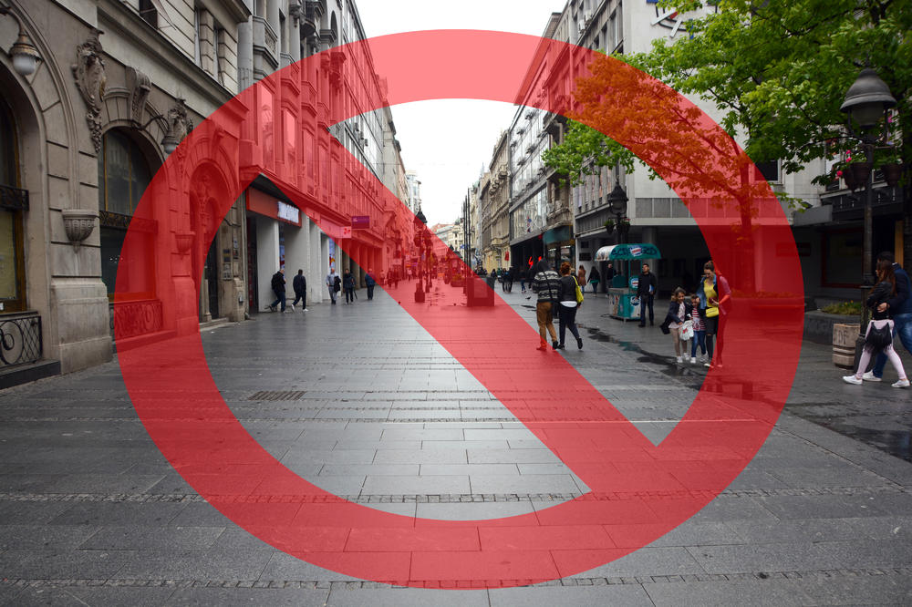 Knez Mihailova se zatvara i za pešake!