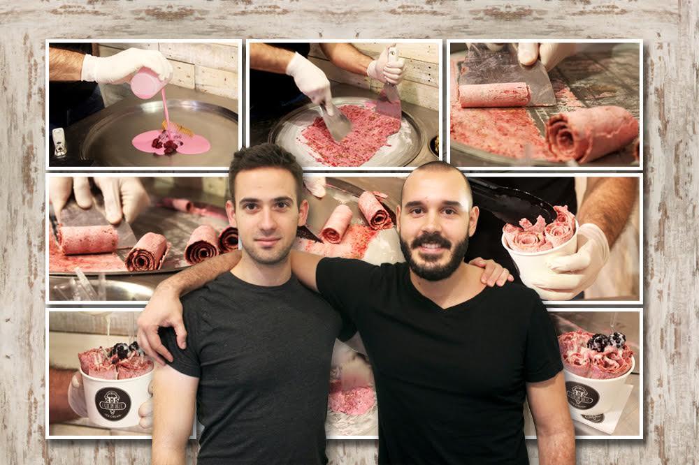 Ledena priča koja budi sva čula: Stefan i Bendžamin rolaju sladolede i to na tajlandski način! (VIDEO) (FOTO)