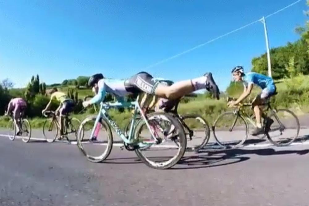 Ako ne možeš da ih pobediš... Preleti ih! (GIF)