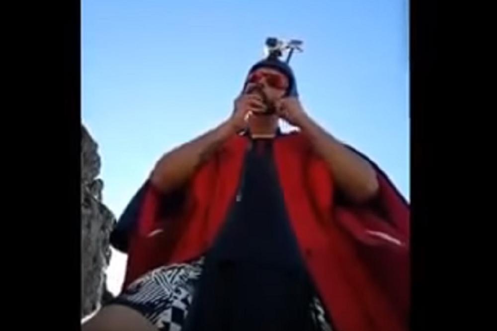 Jezivo! Padobranac snimio sopstveni sunovrat u smrt! (VIDEO)