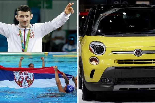 Zlatni sportisti iz Rija nagrađeni od Fijata 500 L modelima! (FOTO)