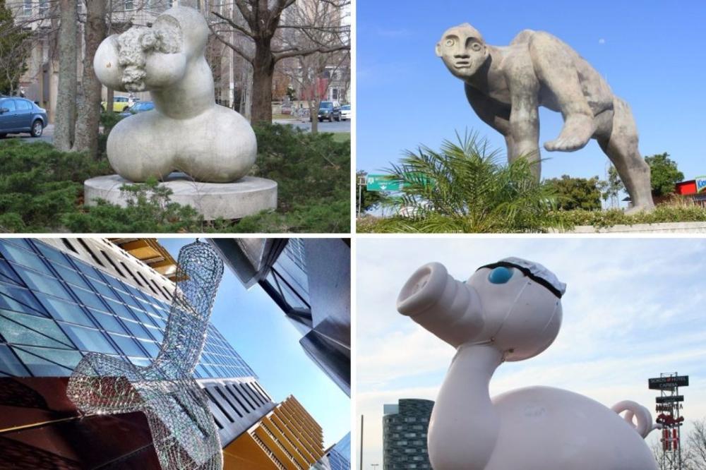 Hvala Bogu da Srbija nema ovo! Njih se svi stide: Ovo je 20 najružnijih skulptura na svetu! (FOTO)