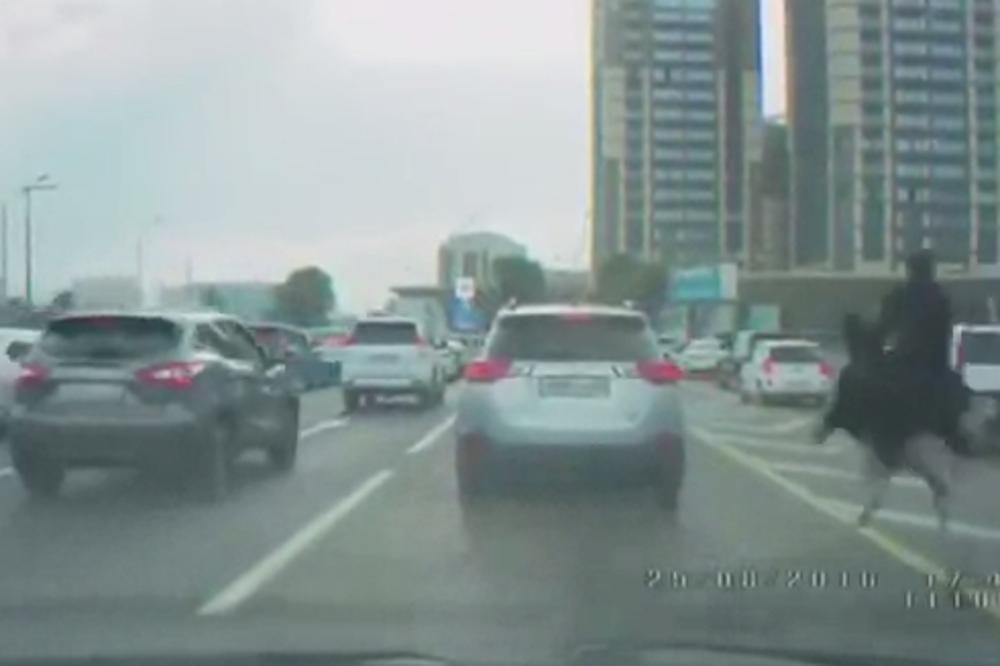 Nerviraju vas gužve u saobraćaju? Zašto ne jašete noja!? (VIDEO)