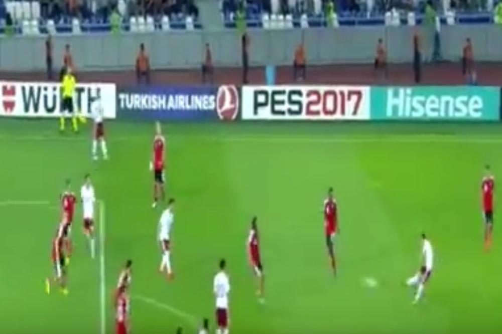 Umalo šok u našoj grupi! Fudbaler Gruzije postigao gol za pamćenje! (VIDEO)