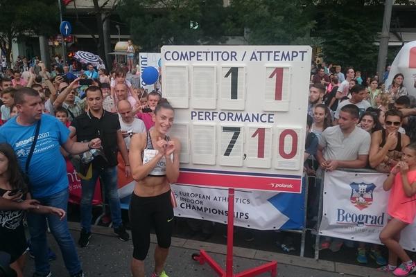 Beograd će pamtiti veliki spektakl! Ivana preskočila lični i državni rekord! (VIDEO)