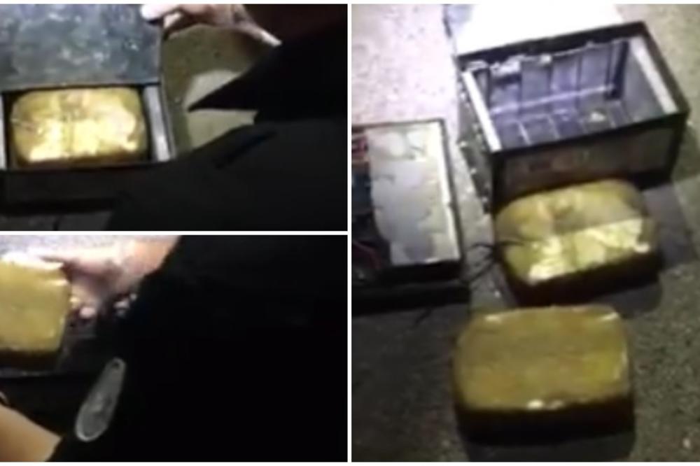 Kakav plen! Pogledajte gde su srpski policajci našli 2 kg heroina! (VIDEO)