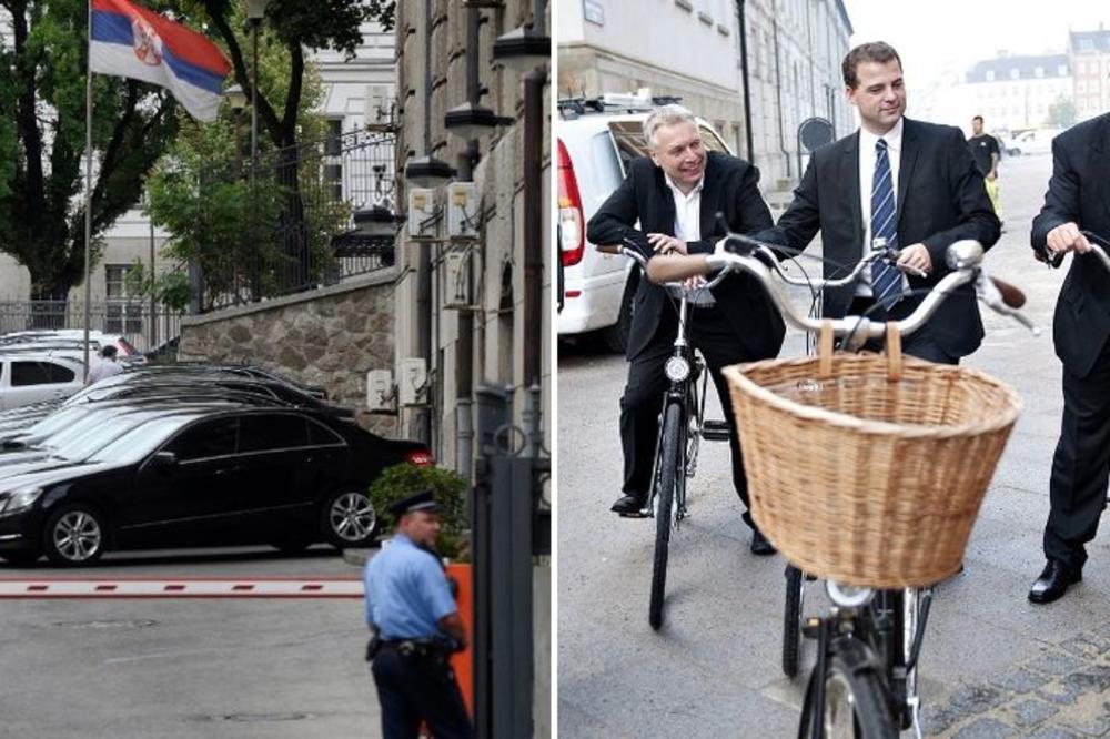 Svašta je trulo u državi Srbiji! Naši ministri u besnim kolima, dok danski voze bajseve! (FOTO)