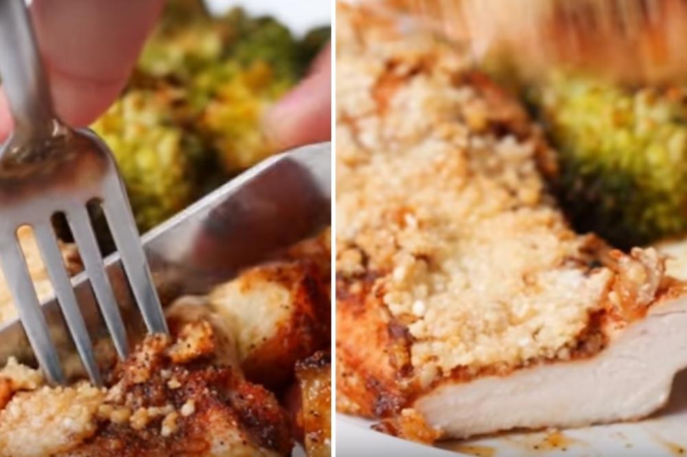 Ne znate šta da skuvate? Piletina sa parmezanom i povrćem će vam spasti ručak (RECEPT) (VIDEO)