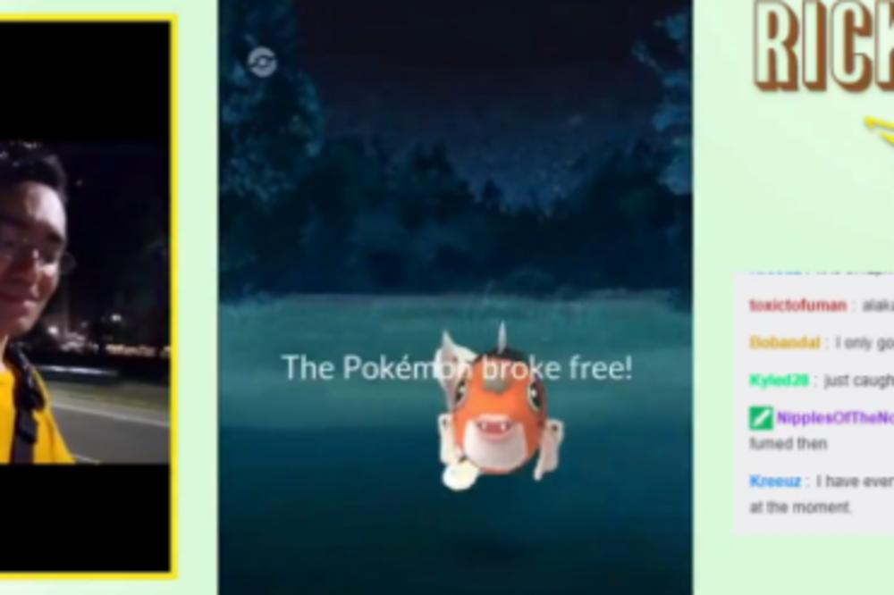 Lovac na Pokemone postao lovina: Opljačkan usred strimovanja uživo! (VIDEO)