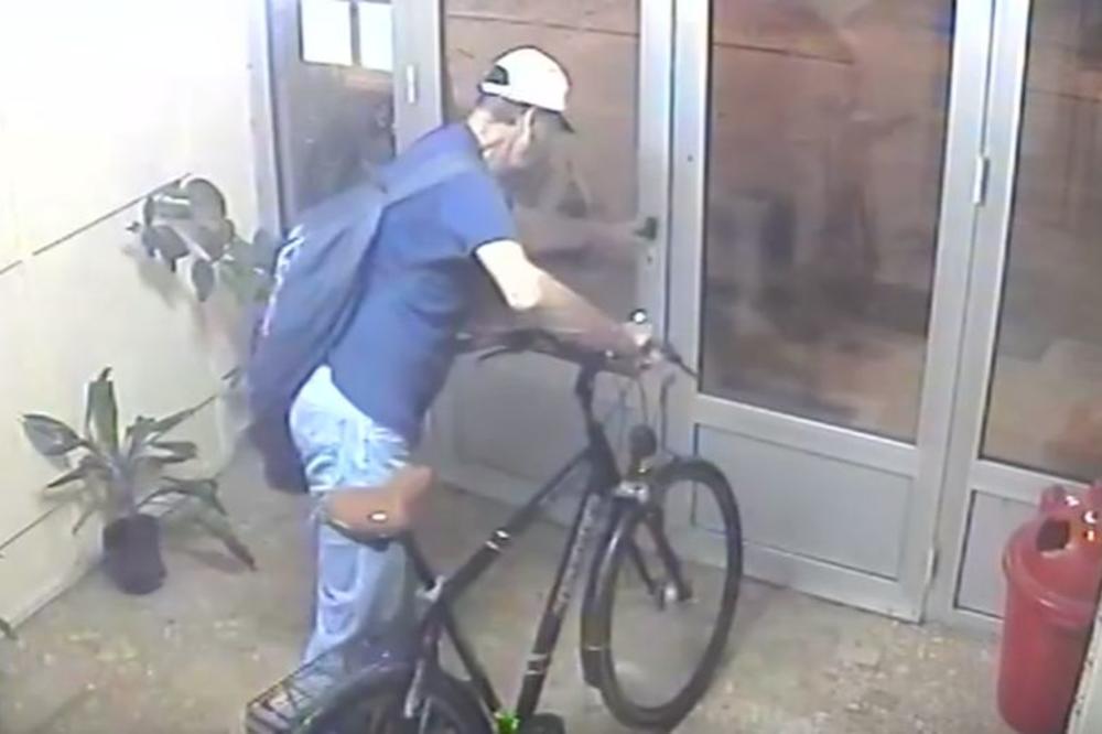 Prepoznajete li ga? Ušao u zgradu i ukrao bicikl, kamere sve snimile (VIDEO)