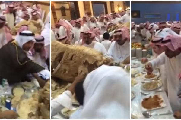 Ovako izgleda večera kod najbogatijih ljudi u Saudijskoj Arabiji! (VIDEO)