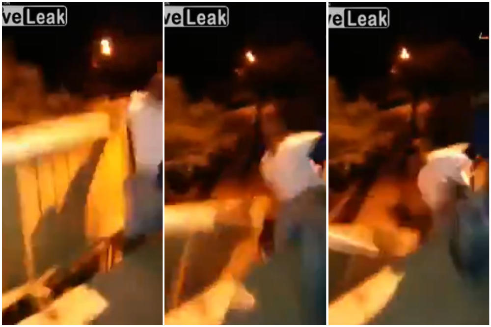 Napio se kao letva a onda je napravio pogrešan korak i pao sa balkona! (VIDEO)