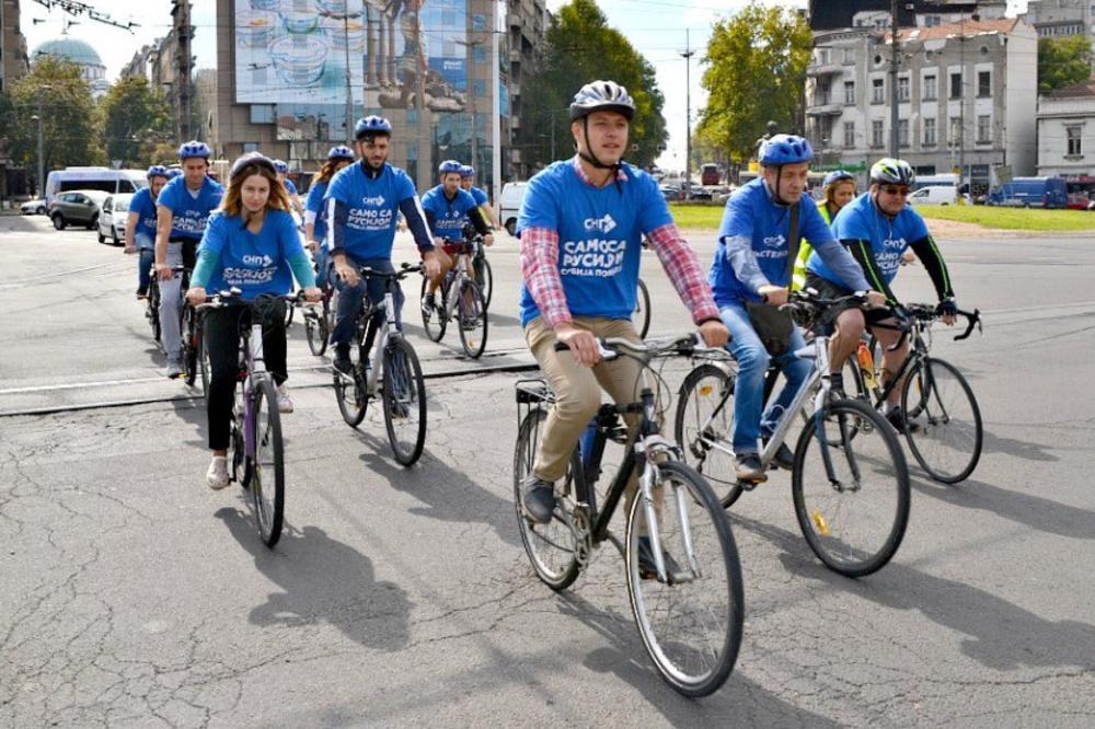 SNP u akciji: Vozi bicikl - čuvaj životnu sredinu (VIDEO)