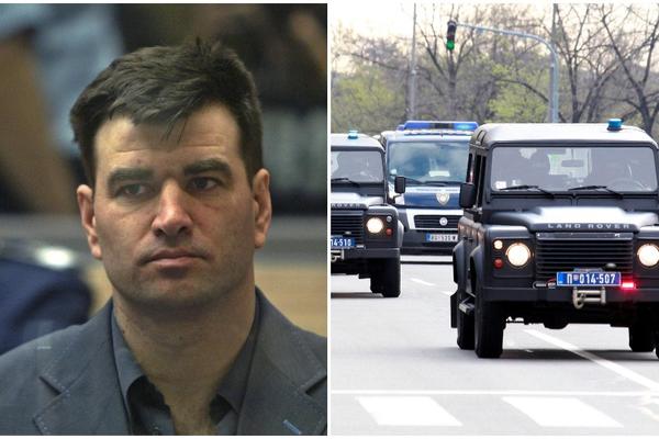 Buran Legijin dolazak na suđenje za ubistvo Ćuruvije: Kolonu nadletali helikopteri!(VIDEO)