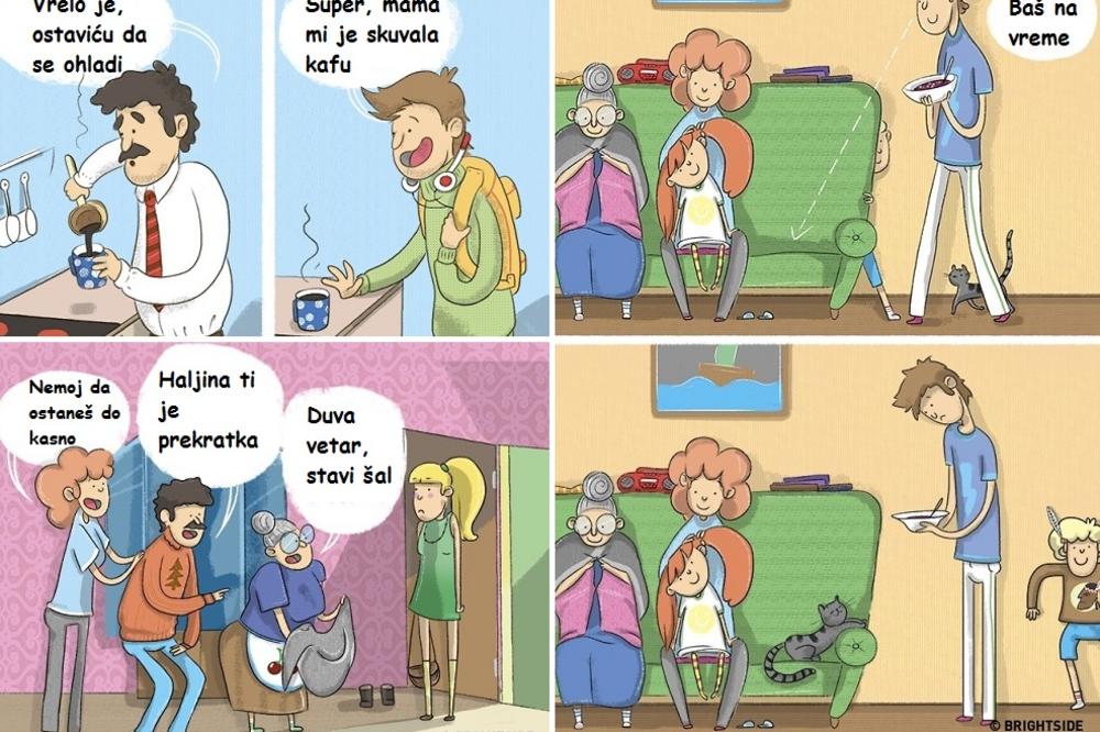 13 ilustracija koje najtačnije opisuju kakav je život u velikoj porodici (FOTO)