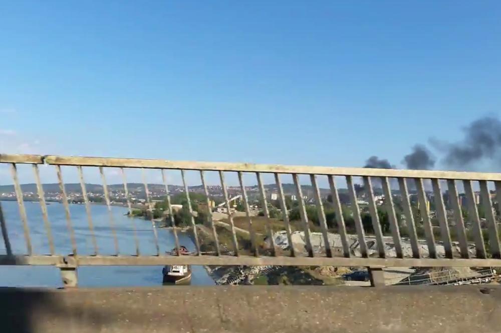 Požar kod Pančevca: Crni dim se širi ovim delom Beograda! (VIDEO)