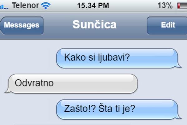 Prvo ju je doveo do suza ovom porukom, a onda su se suze pretvorile u radosnice!