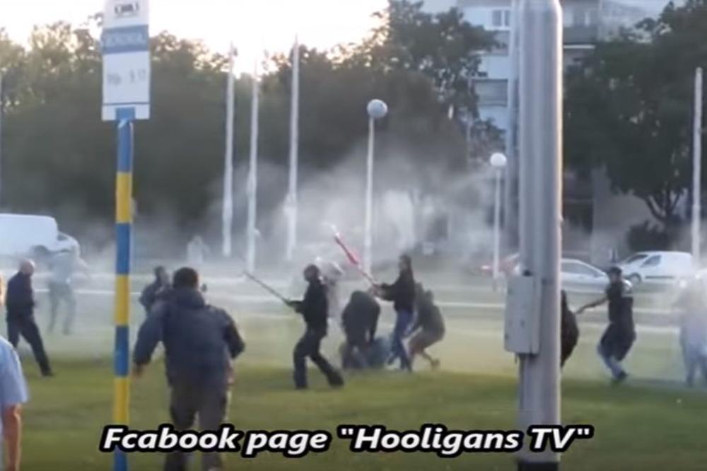 Bilo je ratno stanje u Zagrebu: BBB napali navijače Juventusa palicama, bakljama, flašama... (VIDEO)