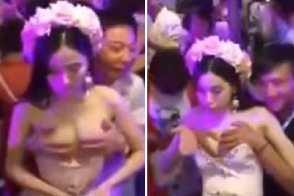 Hit običaj na svadbi: Nevesti trljaju gole grudi i ubacuju joj pare! Ko je ovde lud? (VIDEO)