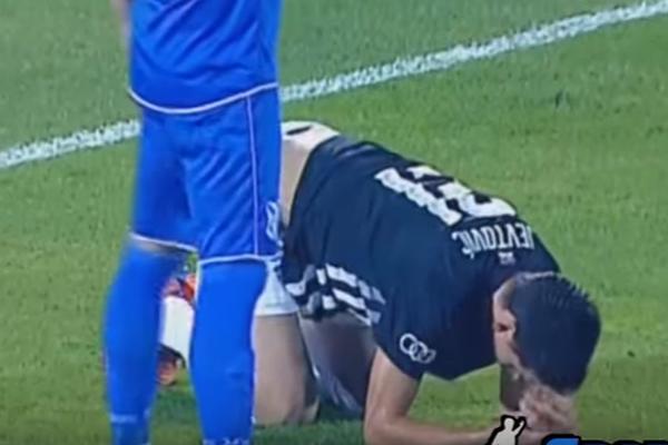 Zna se težina povrede fudbalera Partizana koji je završio na VMA! (VIDEO)