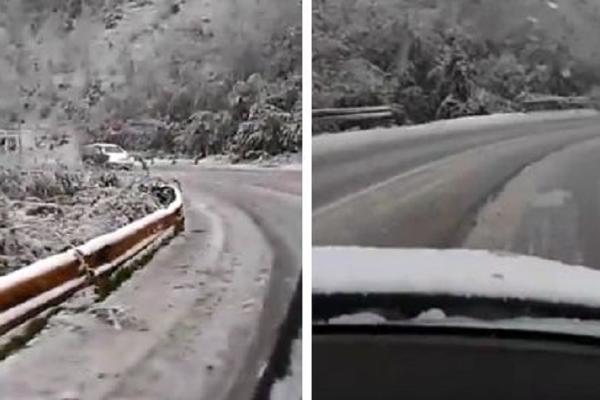 Veje li, veje u Bosni: Sneg usporio saobraćaj na putu Sarajevo - Foča! (VIDEO)