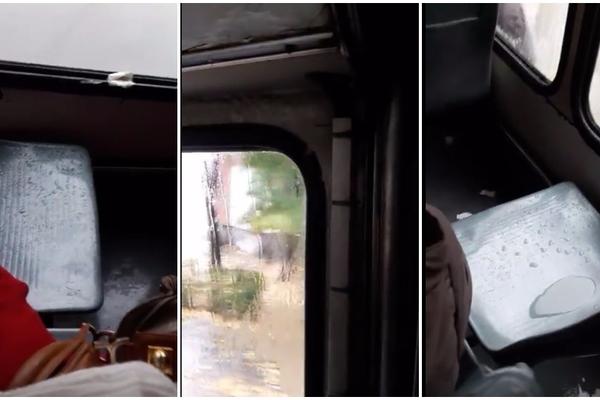 Dobro, bre, zar za ovo plaćamo markicu?! U prevozu GSP lije kao iz kabla i - nikom ništa! (VIDEO)