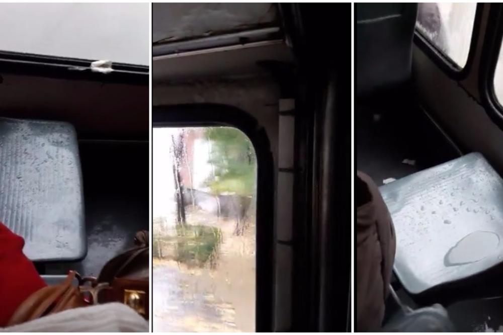 Dobro, bre, zar za ovo plaćamo markicu?! U prevozu GSP lije kao iz kabla i - nikom ništa! (VIDEO)